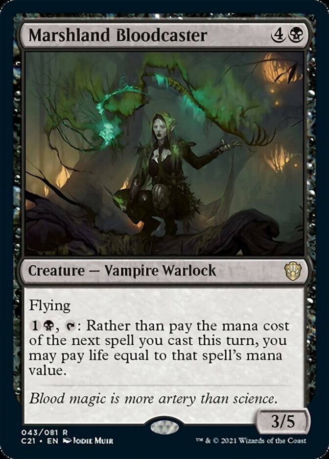 Marshland Bloodcaster (43) [Commander 2021]