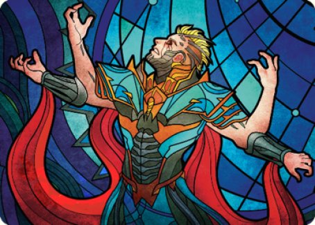 Ertai Resurrected Art Card (70/81) (Gold-Stamped Signature) (70) [Art Series: Dominaria United]