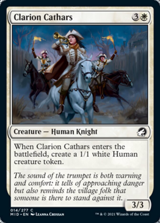 Clarion Cathars (14) [Innistrad: Midnight Hunt]