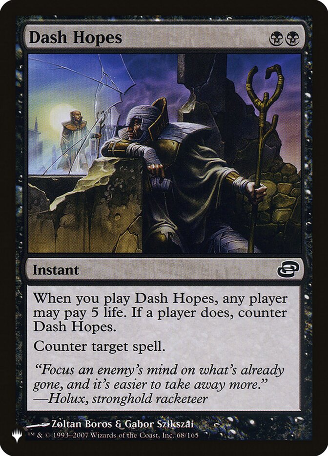 Dash Hopes (68/165) [The List Reprints]
