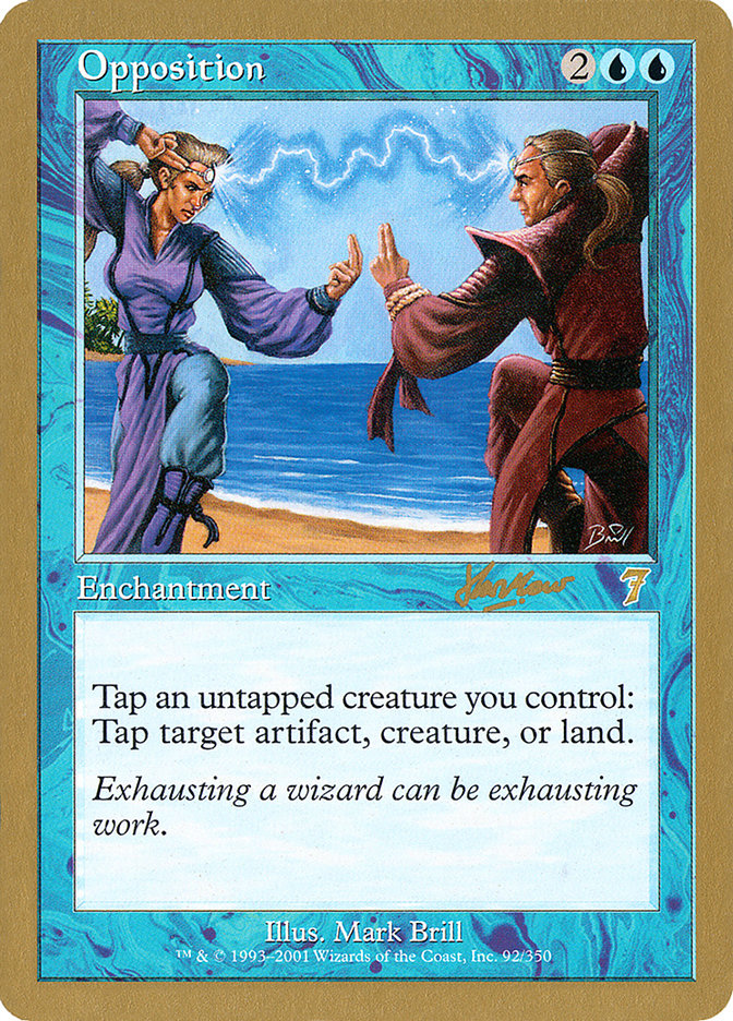 Opposition - 2002 Sim Han How (7ED) [World Championship Decks]