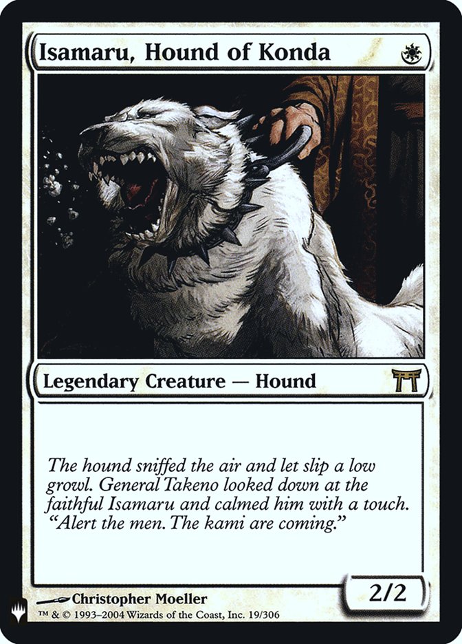 Isamaru, Hound of Konda (19) [The List Reprints]