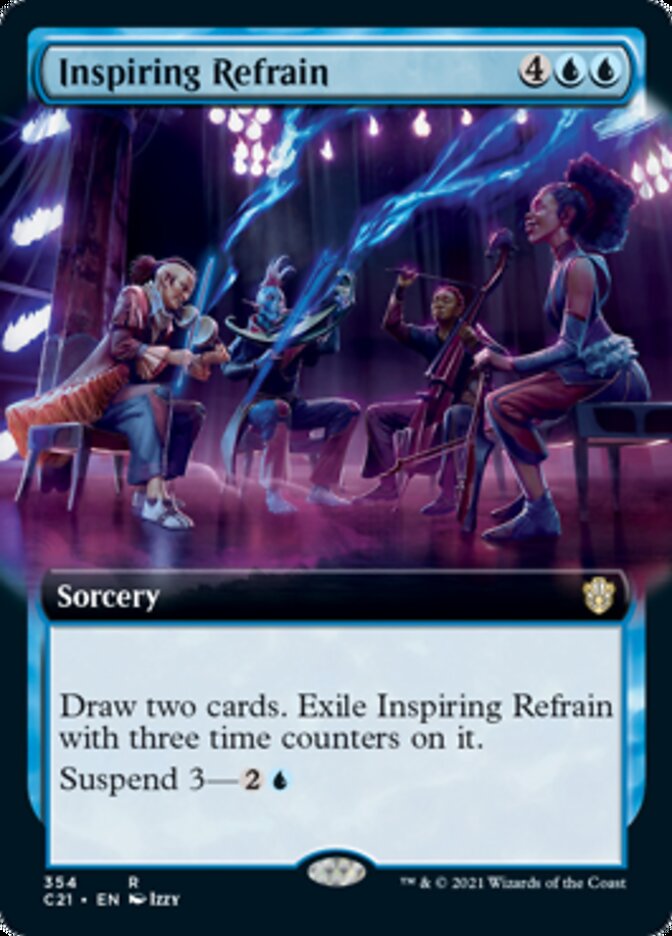 Inspiring Refrain (Extended Art) (354) [Commander 2021]