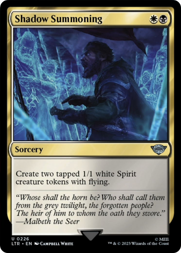 Shadow Summoning (226) [Universes Beyond: The Lord of the Rings: Tales of Middle-earth]