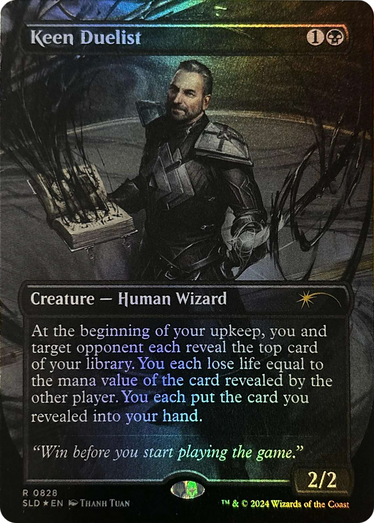 Keen Duelist (Rainbow Foil) (828) [Secret Lair Drop Series]
