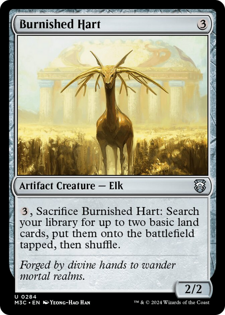 Burnished Hart (Ripple Foil) (284) [Commander: Modern Horizons 3]