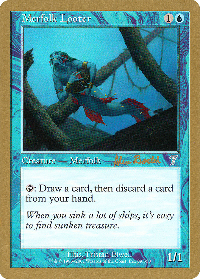 Merfolk Looter - 2001 Alex Borteh (7ED) [World Championship Decks]