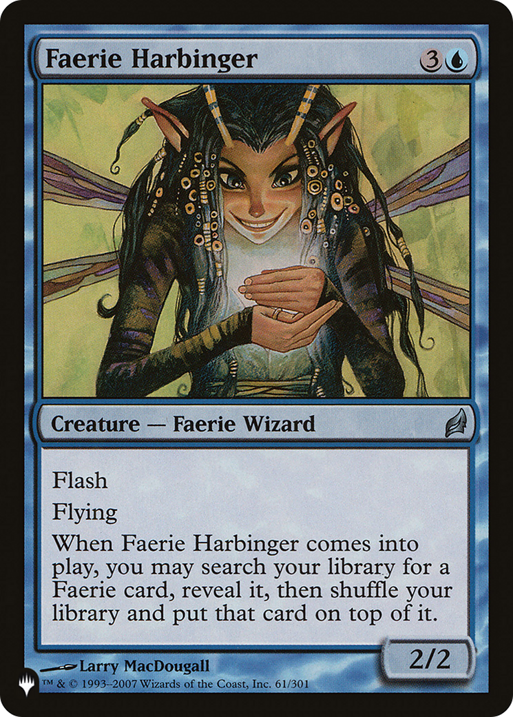 Faerie Harbinger (61/301) [The List Reprints]