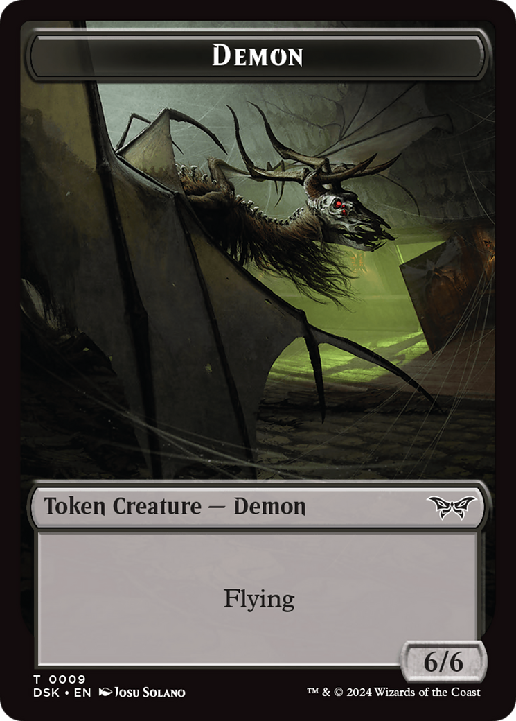 Demon Token (9) [Duskmourn: House of Horror]