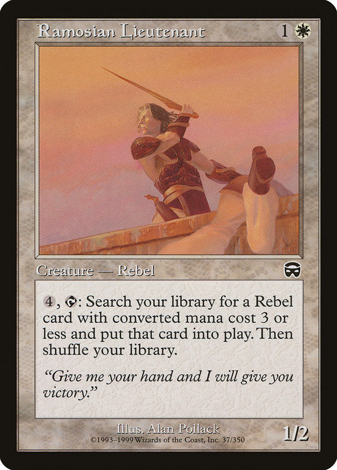 Ramosian Lieutenant (37) [Mercadian Masques]