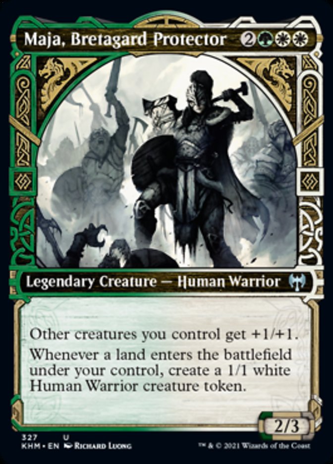 Maja, Bretagard Protector (Showcase) (327) [Kaldheim]