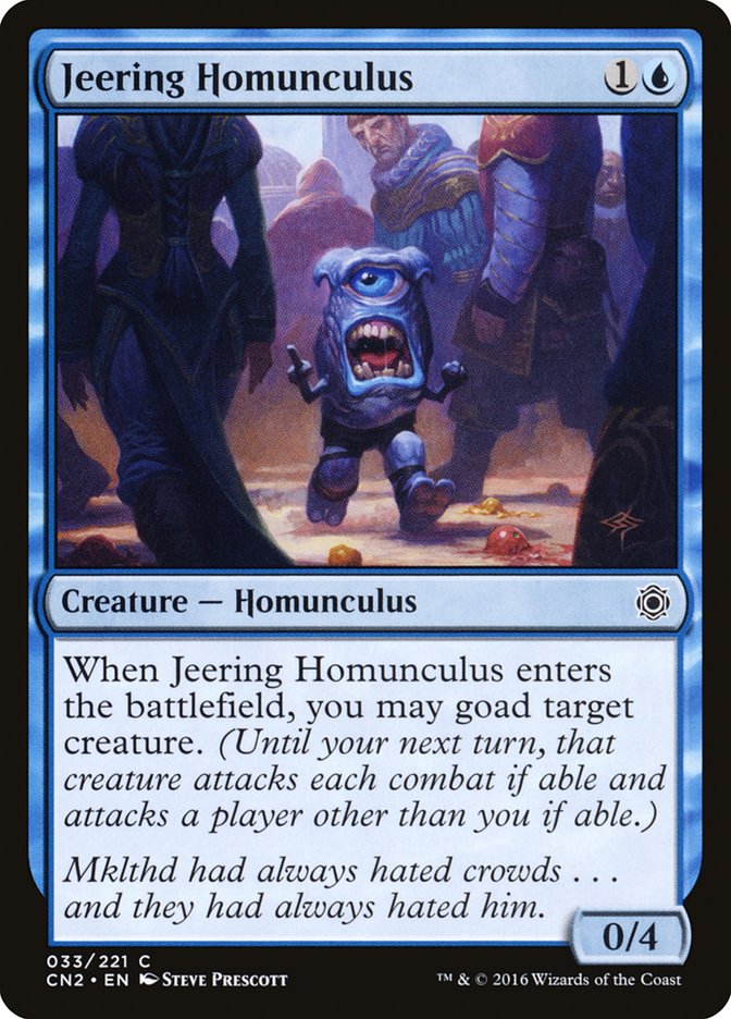 Jeering Homunculus (33) [Conspiracy: Take the Crown]