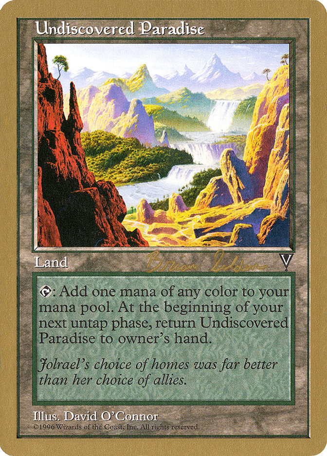 Undiscovered Paradise - 1998 Brian Selden (VIS) [World Championship Decks]