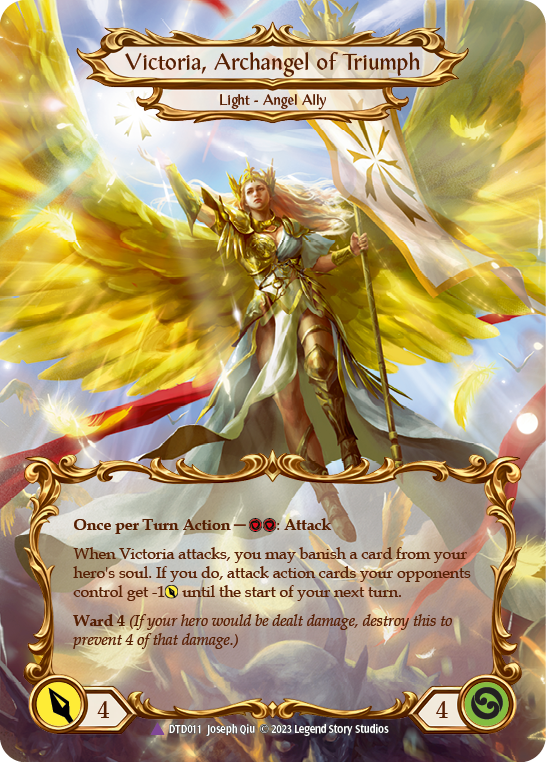 Figment of Triumph // Victoria, Archangel of Triumph (Marvel) (DTD011) [Dusk till Dawn]