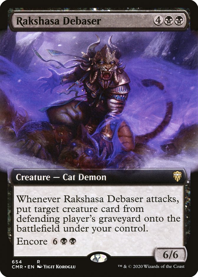 Rakshasa Debaser (Extended Art) (654) [Commander Legends]