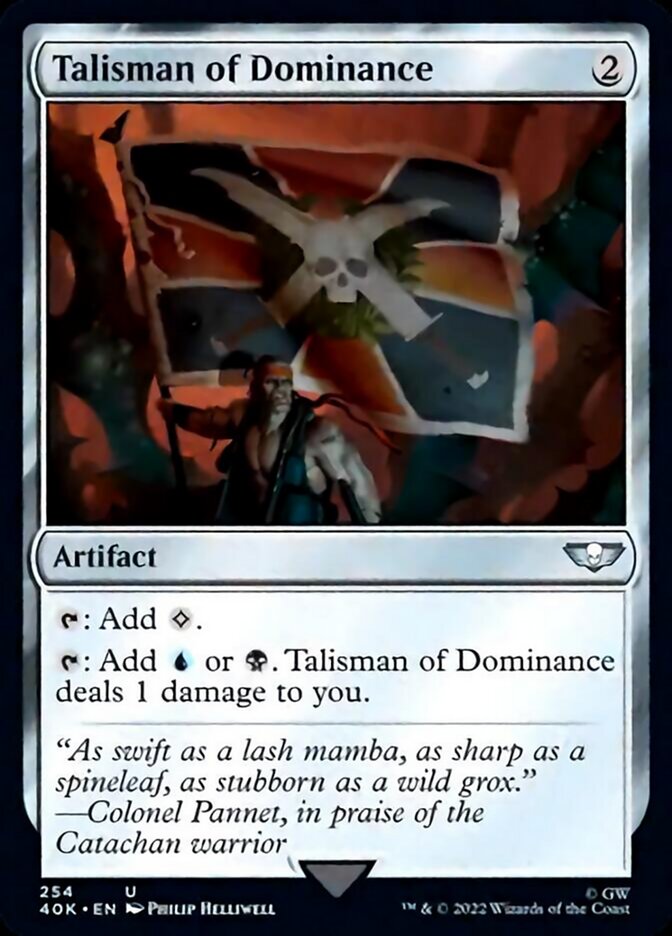 Talisman of Dominance (254) (Surge Foil) (254) [Universes Beyond: Warhammer 40,000]