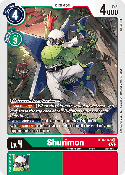 Shurimon (BT8-048 U) [New Awakening]