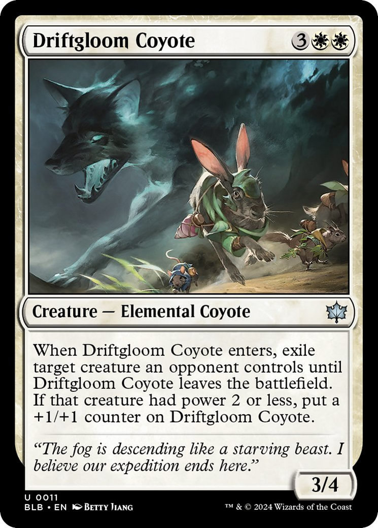 Driftgloom Coyote (11) [Bloomburrow]