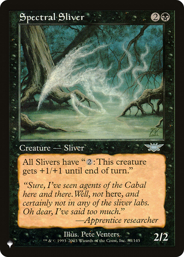 Spectral Sliver (83/145) [The List Reprints]