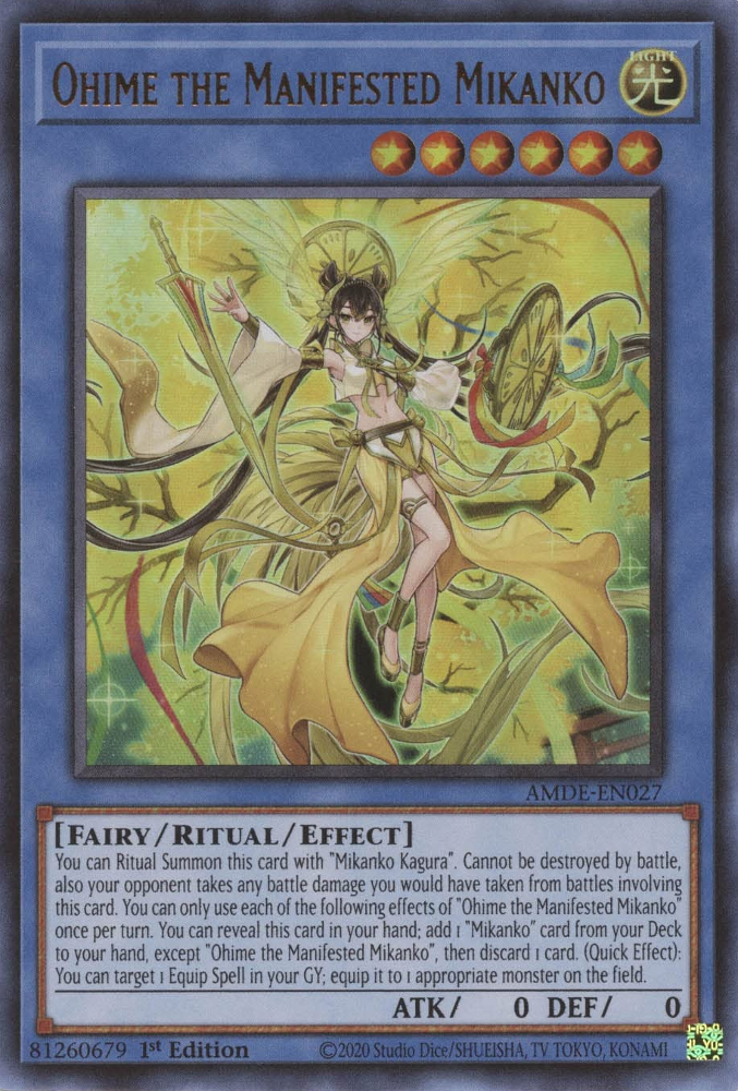 Ohime the Manifested Mikanko (AMDE-EN027) [Amazing Defenders]