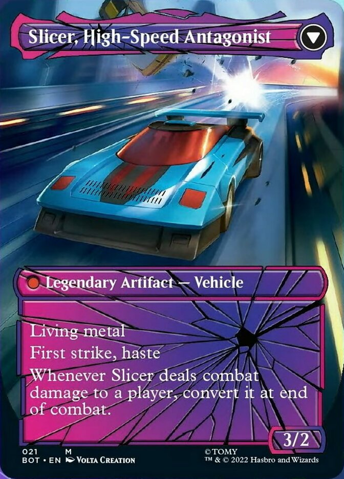 Slicer, Hired Muscle (Shattered Glass) (21) [Universes Beyond: Transformers]