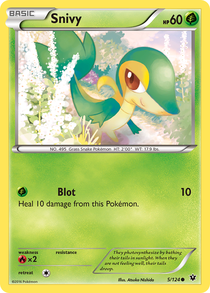Snivy (5/124) [XY - Fates Collide]