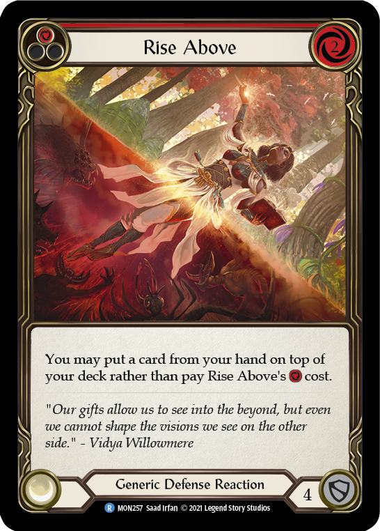 Rise Above (Red) (MON257) [Monarch]