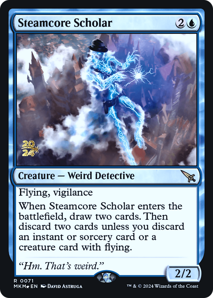 Steamcore Scholar (71) [Prerelease Cards]