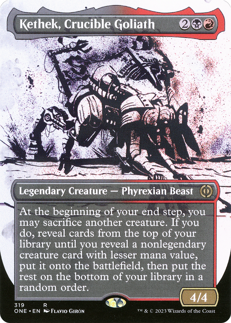 Kethek, Crucible Goliath (Showcase) (319) [Phyrexia: All Will Be One]