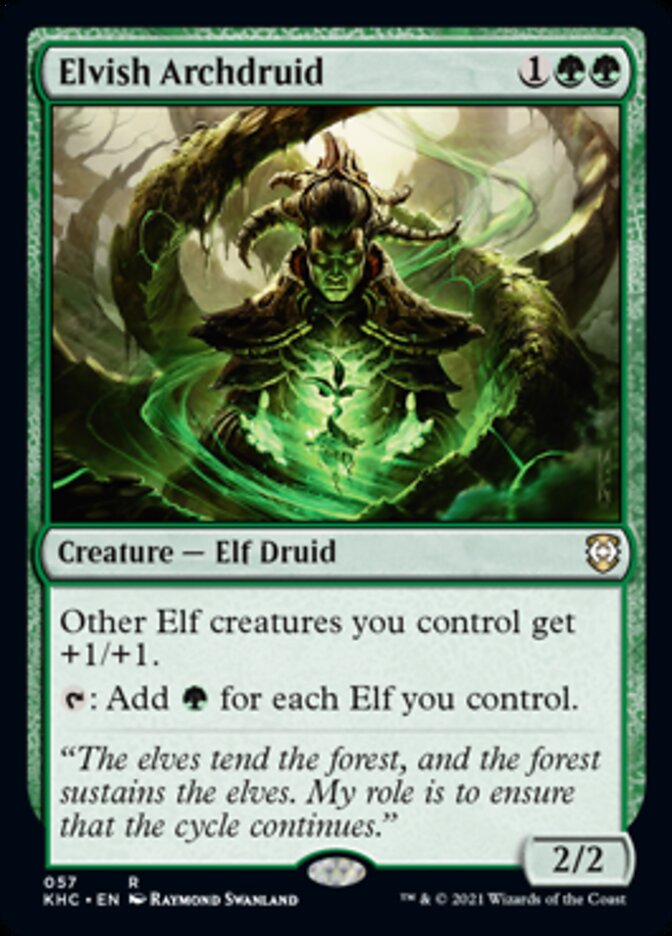 Elvish Archdruid (57) [Commander: Kaldheim]