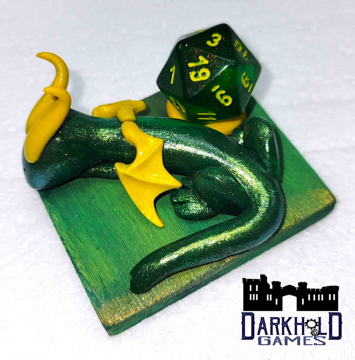 Dice Guardian - D20 - Green/Gold