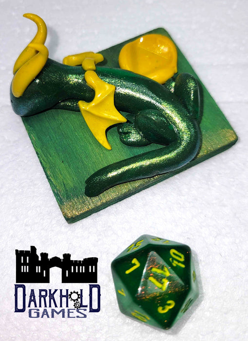 Dice Guardian - D20 - Green/Gold