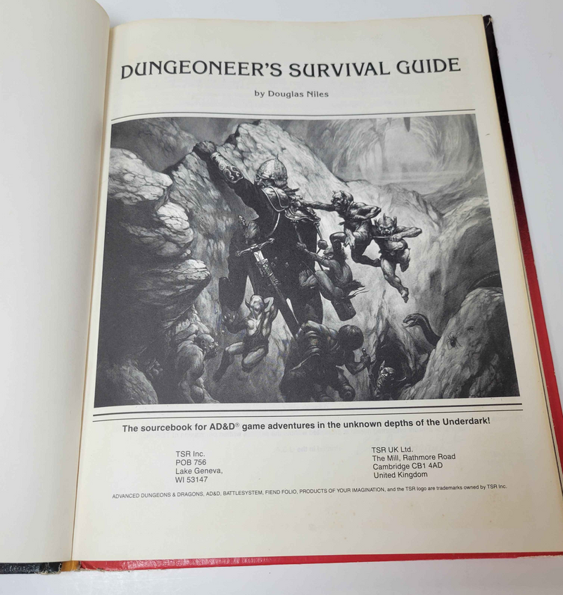 AD&D: Dungeoneer’s Survival Guide (Used - Poor)
