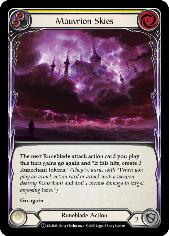 Mauvrion Skies (Yellow) (CRU146) [Crucible of War]