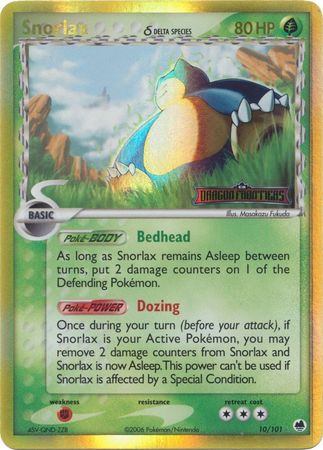 Snorlax (Delta Species) (10/101) [EX Dragon Frontiers]