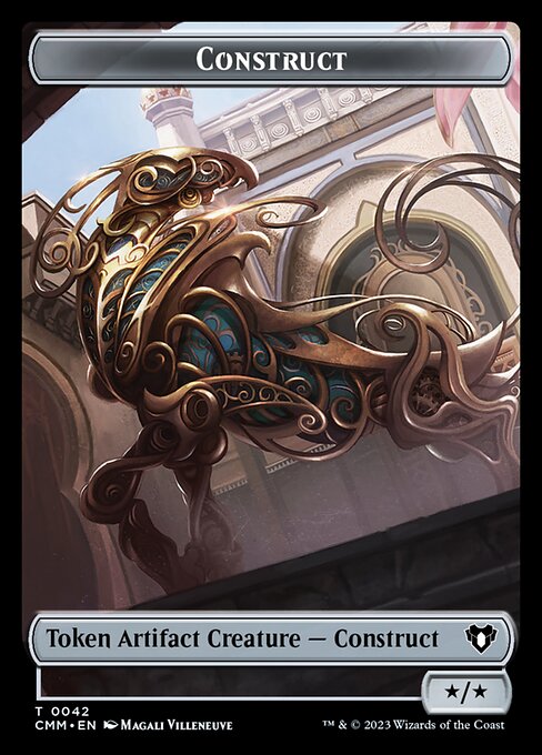 Servo // Construct (0042) Double-Sided Token (45 // 42) [Commander Masters]