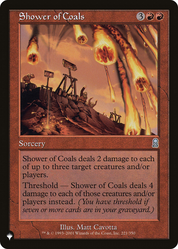Shower of Coals (221/350) [The List Reprints]
