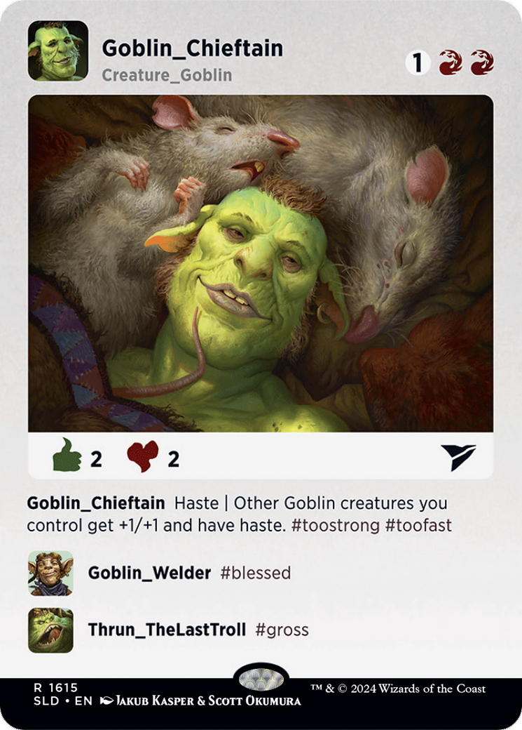 Goblin Chieftain (1615) (1615) [Secret Lair Drop Series]