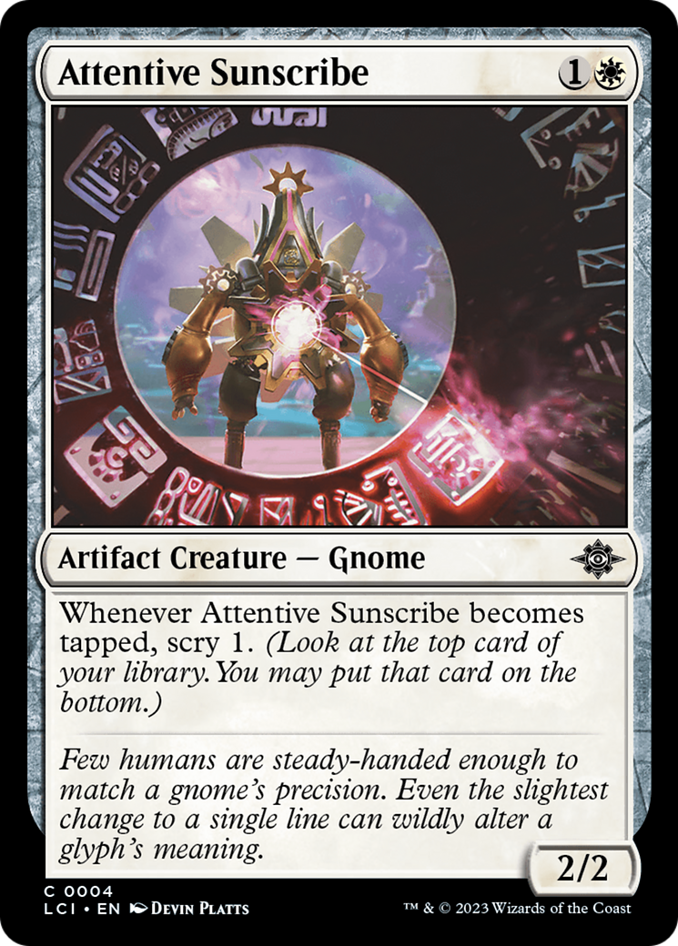 Attentive Sunscribe (4) [The Lost Caverns of Ixalan]