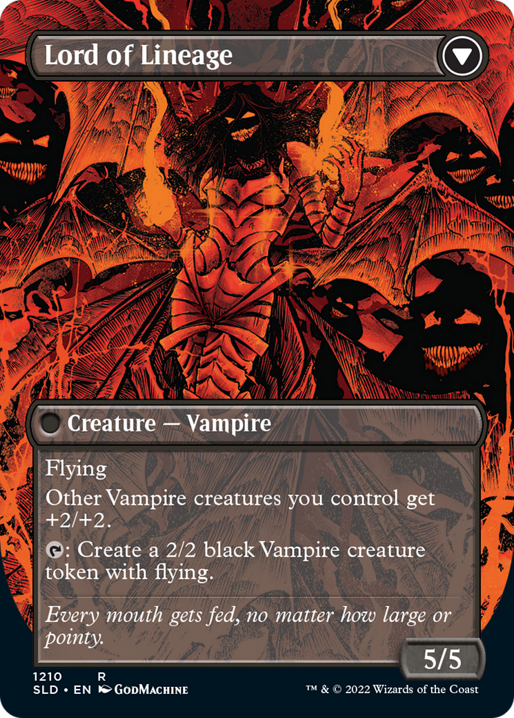 Bloodline Keeper (Display Commander) - Thick Stock (1210) [Secret Lair Drop Series]