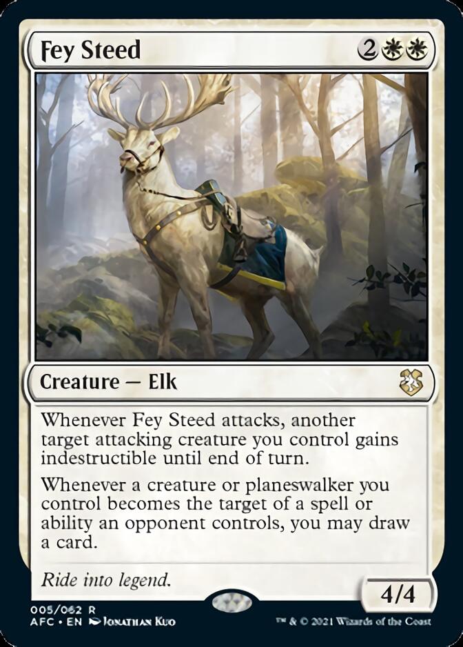 Fey Steed (5) [Commander: Adventures in the Forgotten Realms]