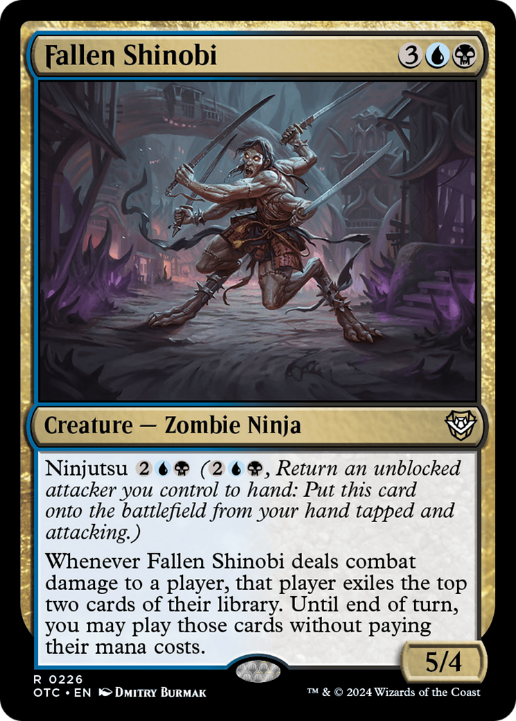 Fallen Shinobi (226) [Commander: Outlaws of Thunder Junction]