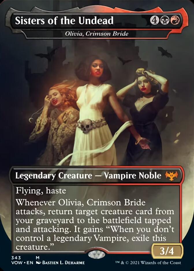 Sisters of the Undead - Olivia, Crimson Bride (343) [Innistrad: Crimson Vow]