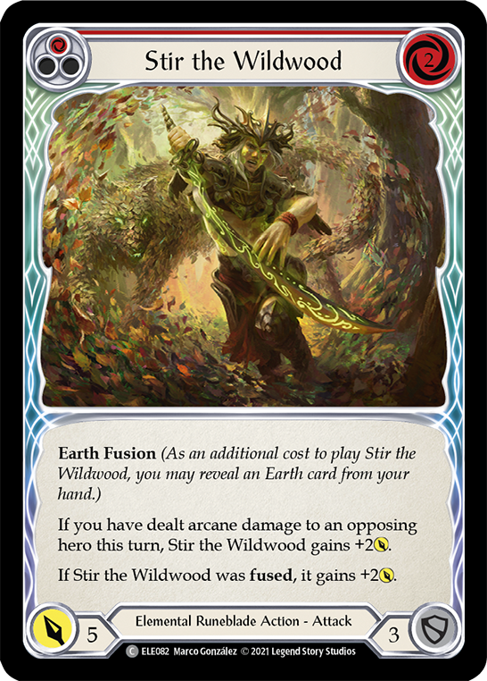 Stir the Wildwood (Red) (ELE082) [Tales of Aria]