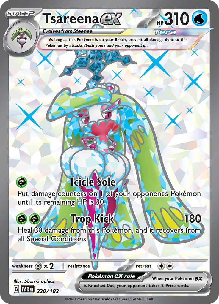 Tsareena ex (220/182) [SV04: Paradox Rift]