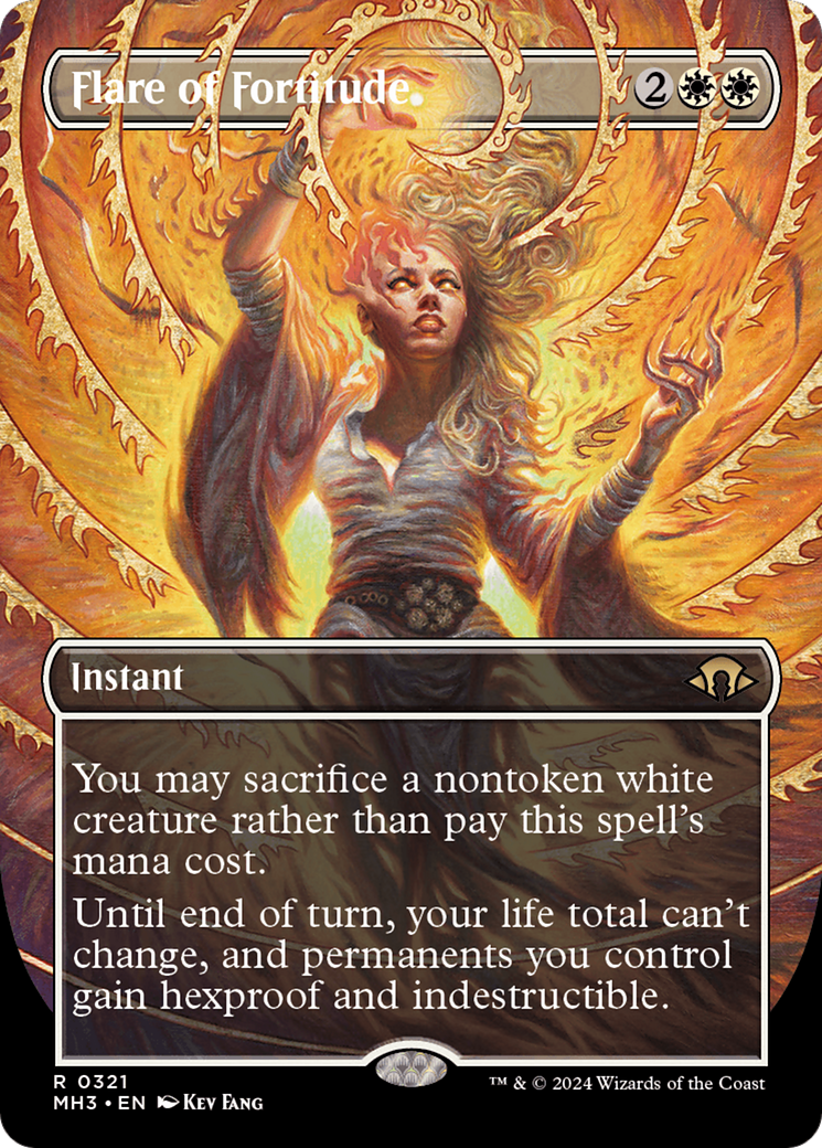 Flare of Fortitude (Borderless) (321) [Modern Horizons 3]