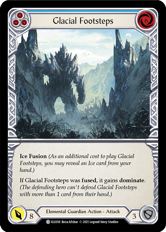 Glacial Footsteps (Blue) (ELE018) [Tales of Aria]