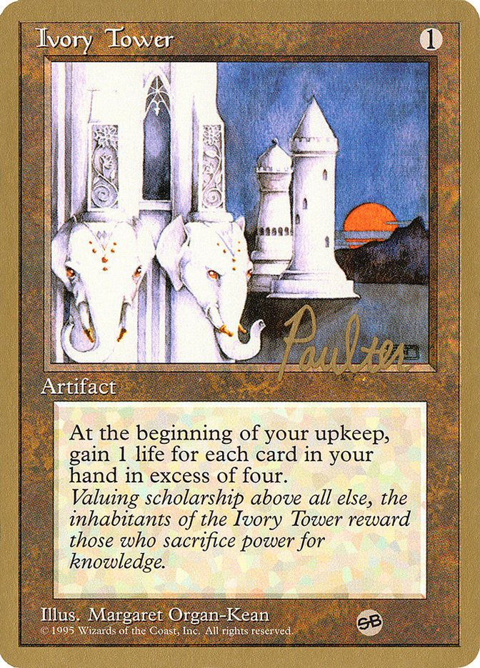 Ivory Tower - 1996 Preston Poulter (4ED) (SB) [World Championship Decks]