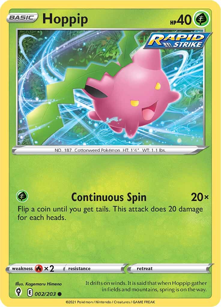 Hoppip (002/203) [SWSH07: Evolving Skies]