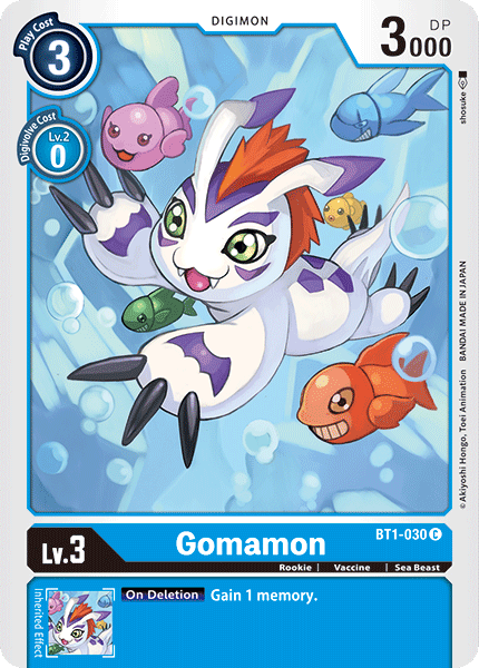 Gomamon - BT1-030 (BT1-030 C) [Release Special Booster 1.0]
